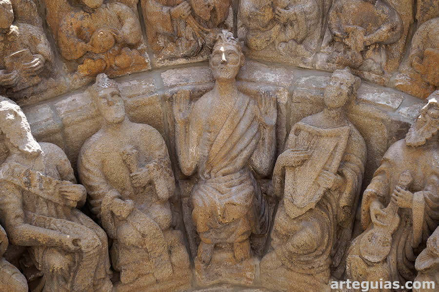 Cristo Var&oacute;n de Dolores y ancianos del Apocalipsis