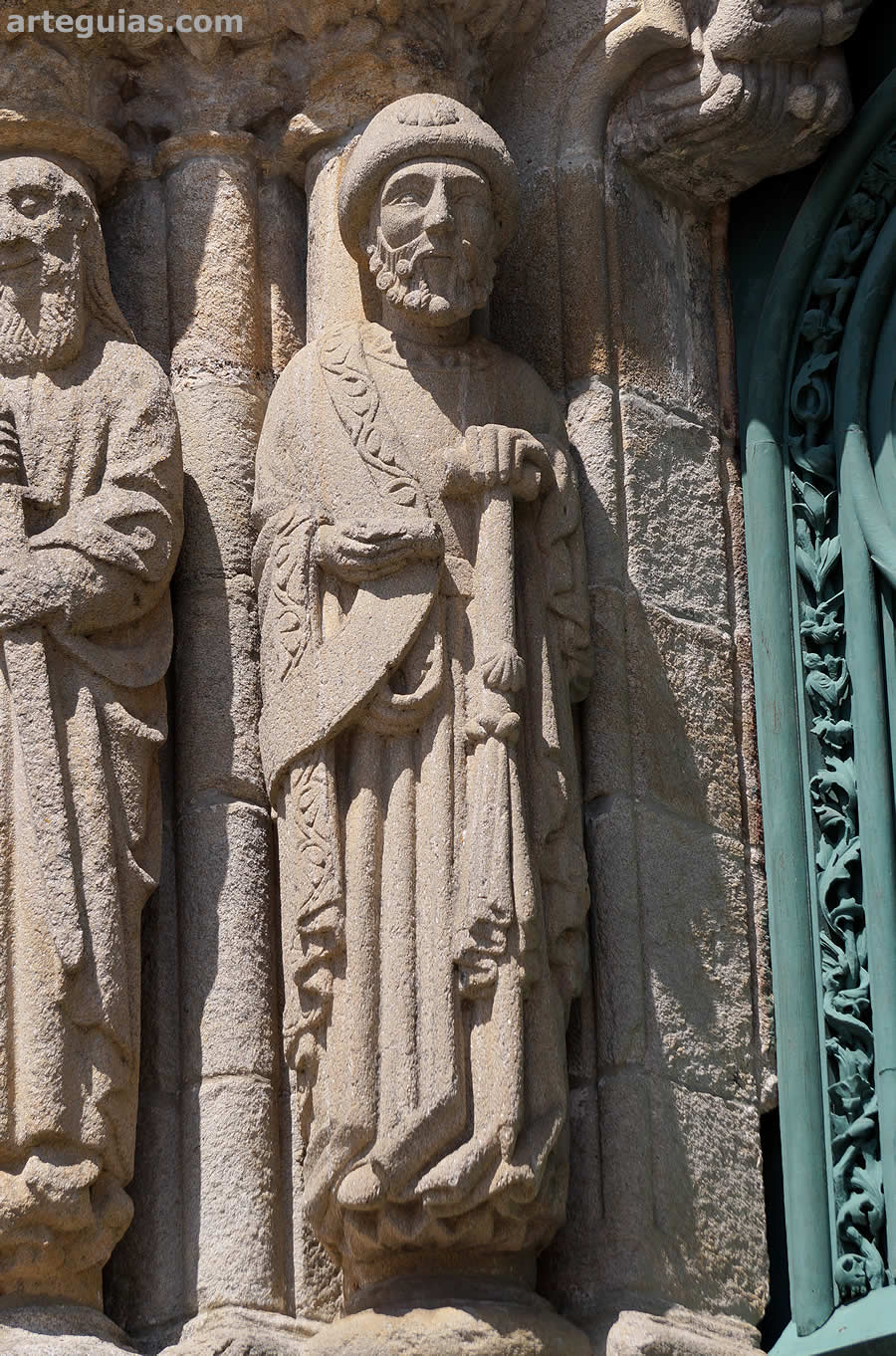 San MArt&iacute;n de Noia: parte del apostolado: Santiago el Mayor