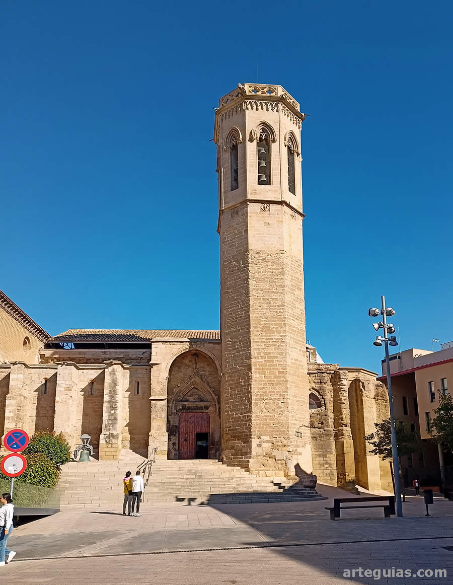 Iglesia de Sant Lloren&ccedil; de Lleida, vista desde el sur