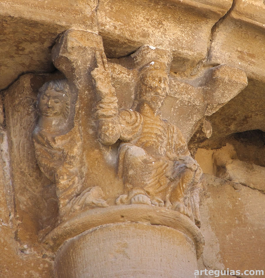 Cristo en Majestad y un &aacute;ngel