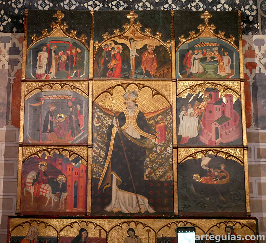 Retablo de la capilla del Evangelio