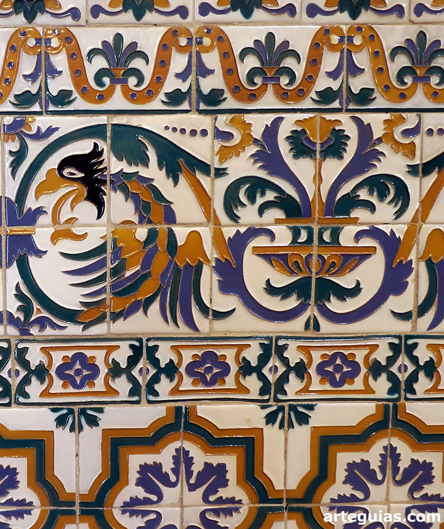 Azulejos del interior de la iglesia