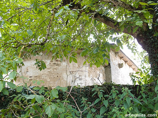 La iglesia de Berselos est&aacute; rodeda de vegetaci&oacute;n