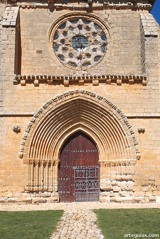 iglesia de Grijalba: portada
