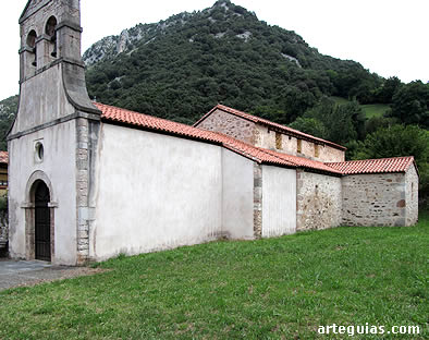 Iglesia prerrom&aacute;nica desde el suroeste