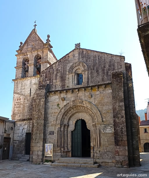 Iglesia de San Juan de Ribadavia. Fachada occidental