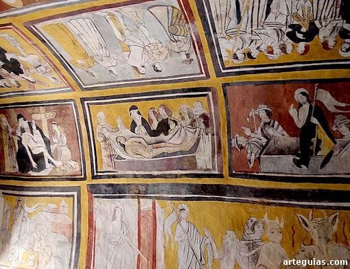 Escenas del Descendimiento, Entierro y Resurrecci&oacute;n