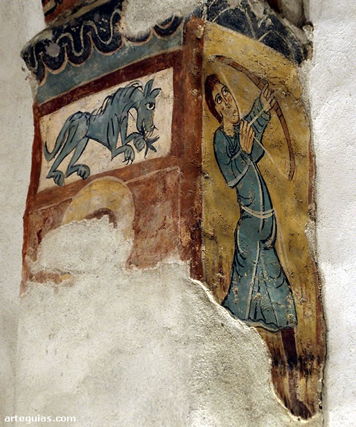 Lo m&aacute;s interesante de la iglesia es el conjunto de sus pinturas