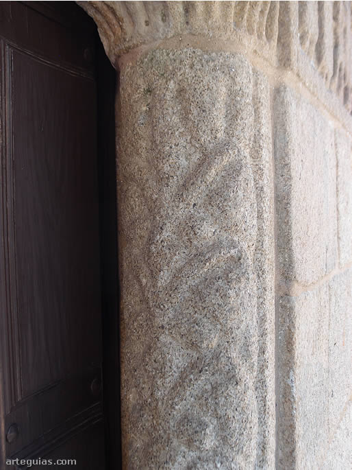 Fuste de una de las columnas