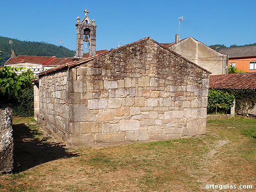 Aspecto actual de la Iglesia de San Xes de Francelos, desde el este