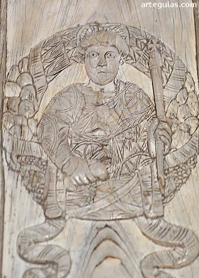 Detalle del D&iacute;ptico Consular del siglo V d.C. adquirido por el Museo Nacional de Arte Romano recientemente