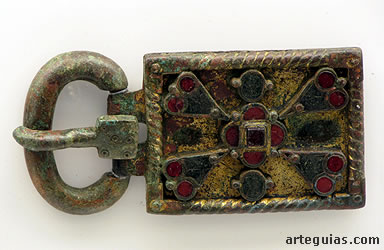 Hebilla de cinturon visigoda