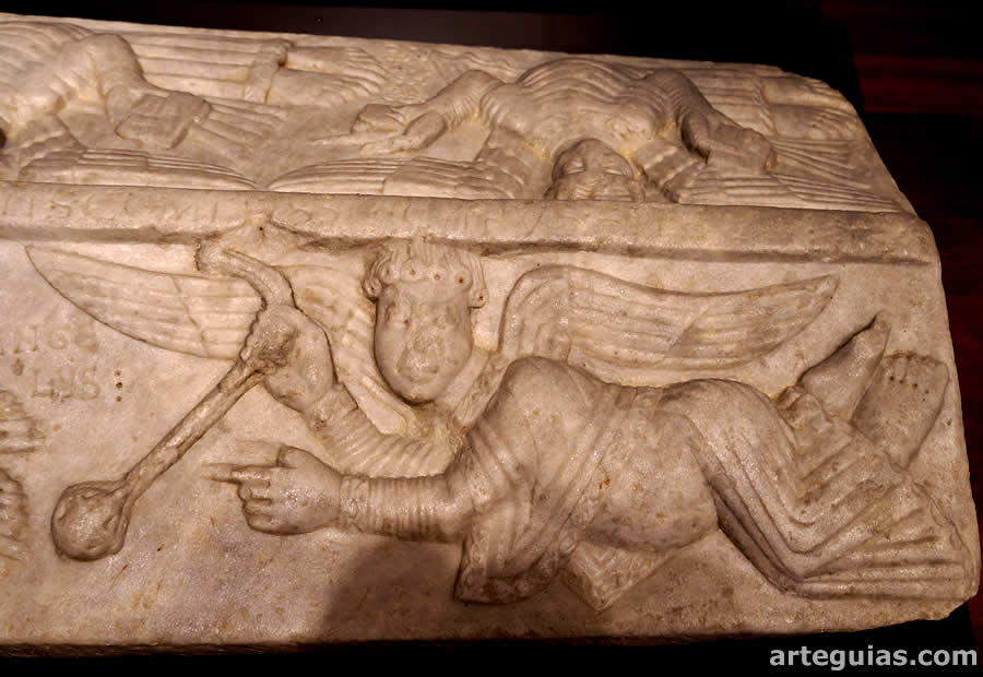 Lauda del sepulcro de Alfonso Ans&uacute;rez. Museo Arqueol&oacute;gico Nacional