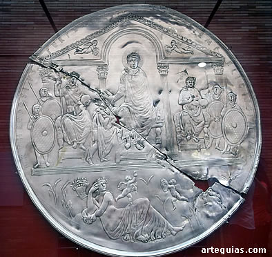 Reproducci&oacute;n del Missorium de Teodosio