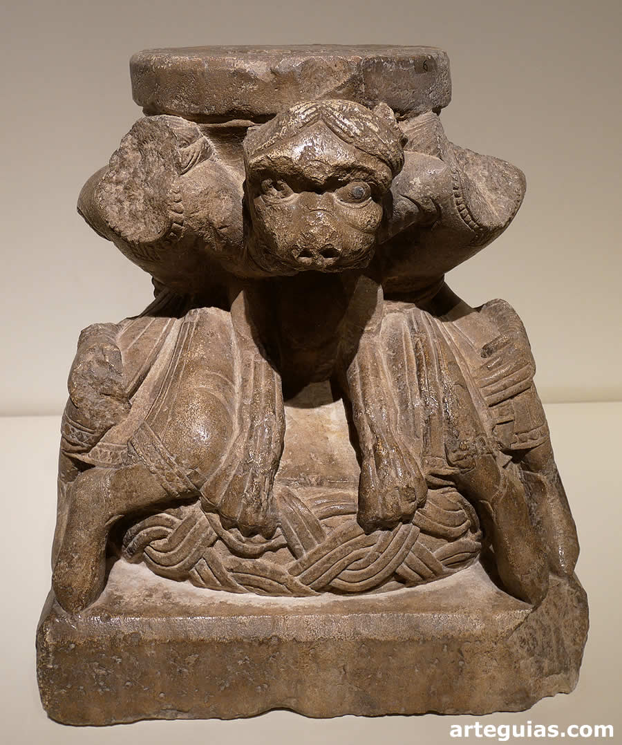 Relieve rom&aacute;nico en el MNAC: Museo Nacional de Arte de Catalu&ntilde;a