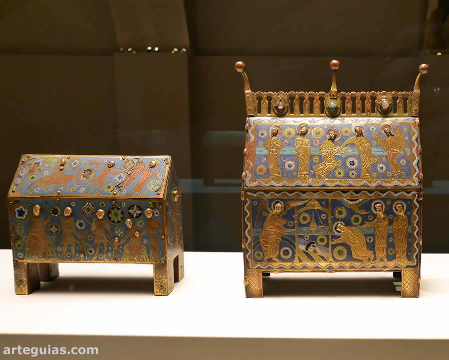 Orfebrer&iacute;a rom&aacute;nica: arquetas relicario