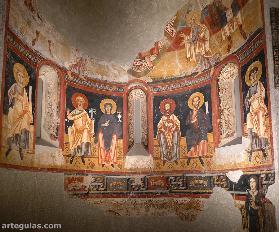 Pinturas del antiguo monasterio de Sant Pere de Burgal