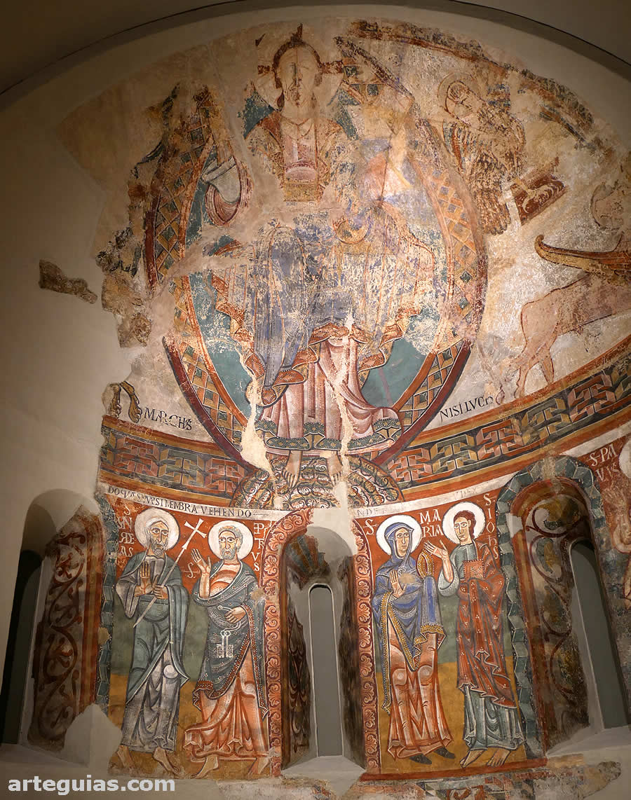 Pinturas procedentes de Sant Pere de La Seu d'Urgell en el MNAC