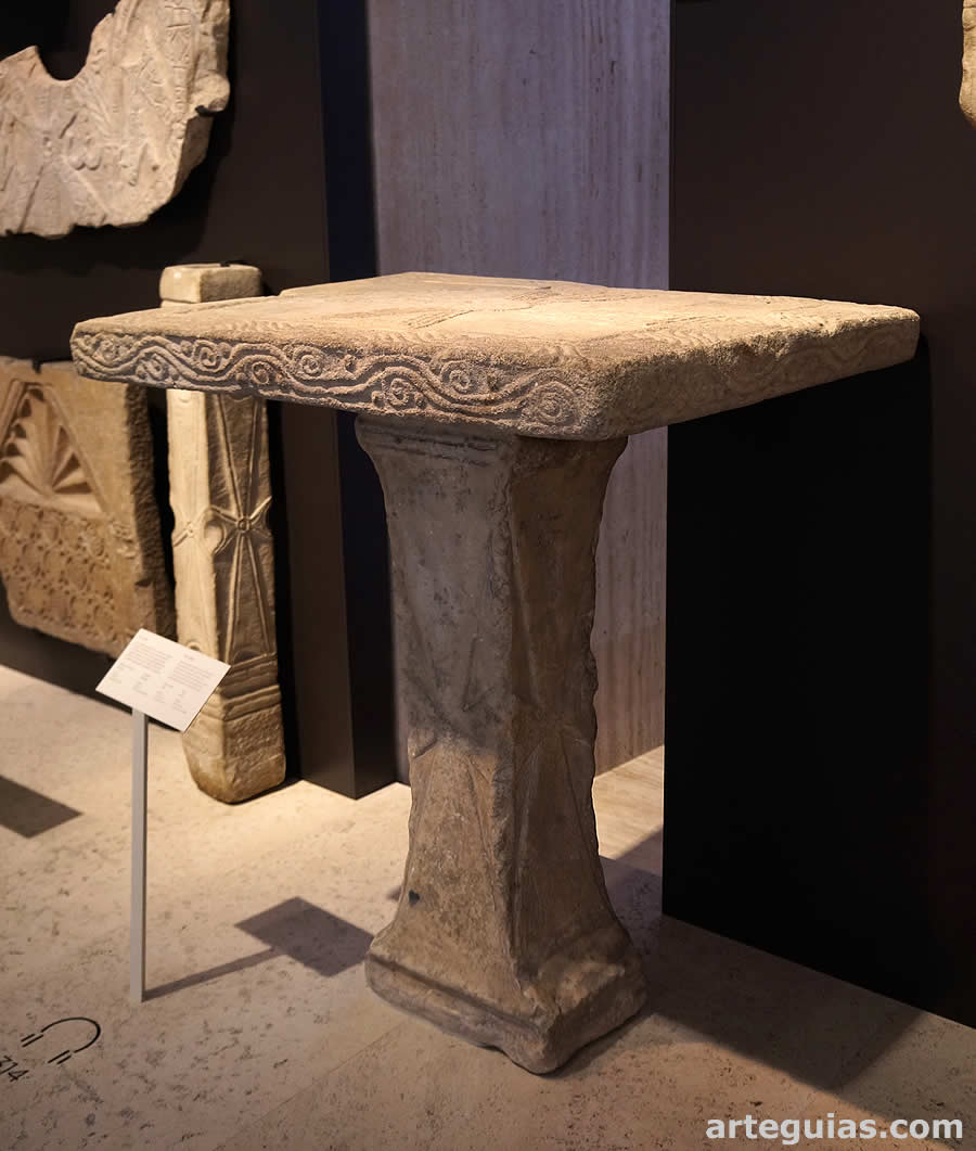 Altar de una iglesia hispano-visigoda