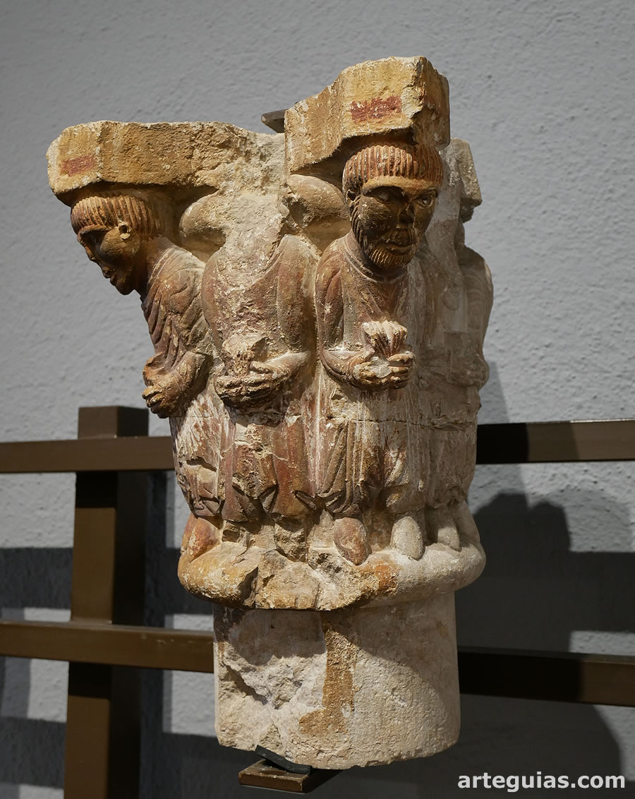 Capitel de monjes de Sant Pere de Camprodon