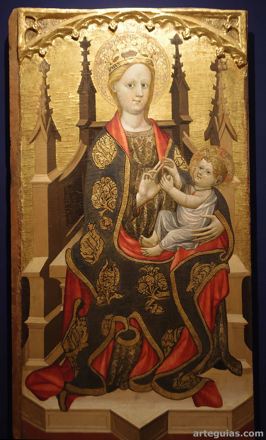 Pintura sobre tabla de la iglesia de San Agust&iacute;n. Siglo XV