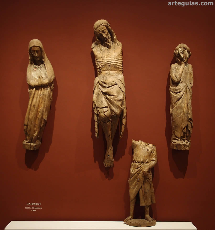 Una de las obras emblem&aacute;ticas del Museo de Arte Sacro de Teruel: el Calavario g&oacute;tico de Sarri&oacute;n