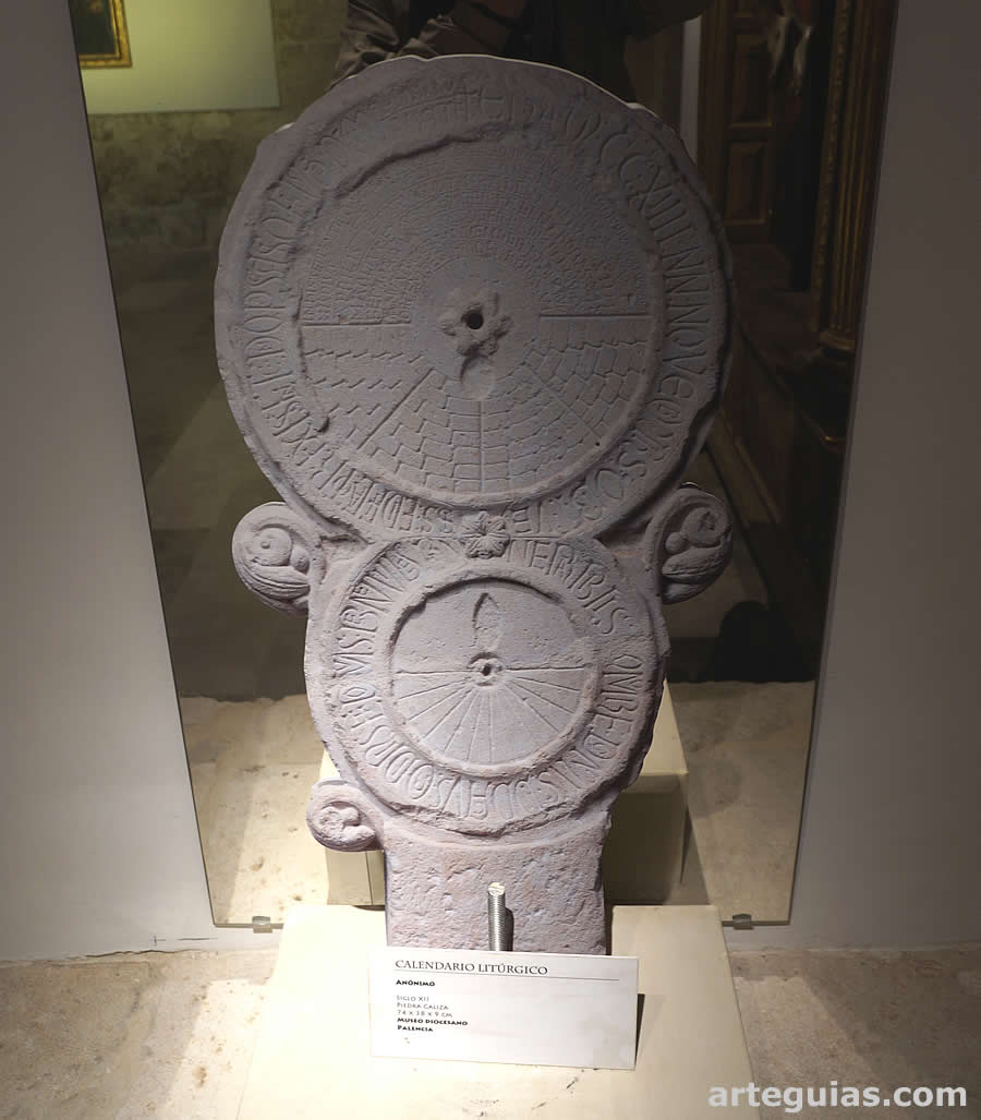 Calendario lit&uacute;rgico en piedra