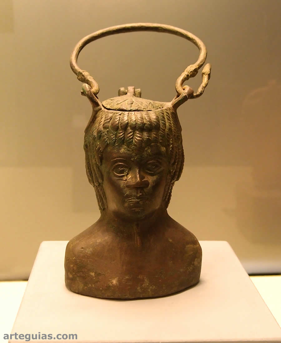 Balsamario - Quemaperfumes de bronce