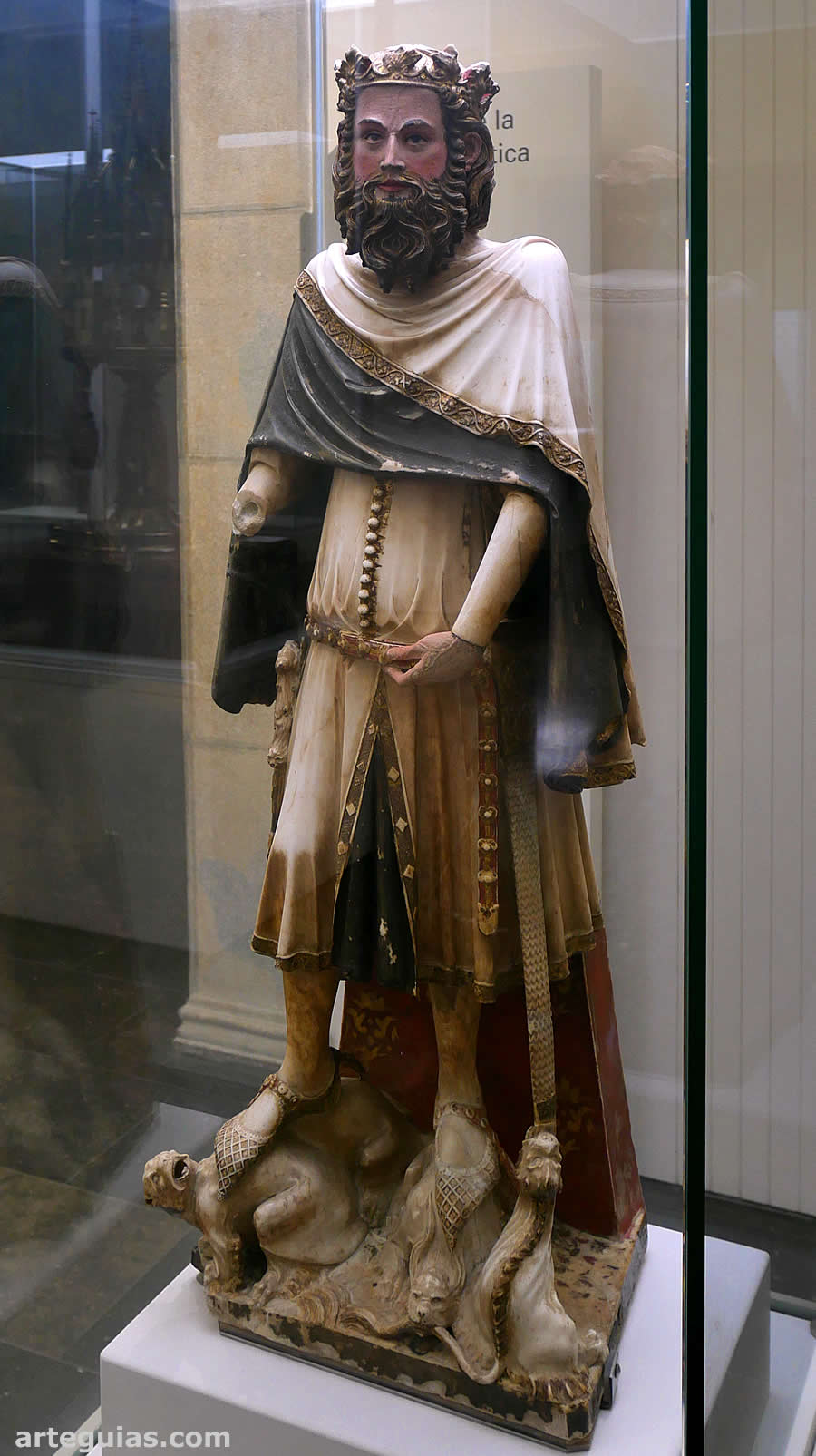 Imagen de San Carlomagno en el Museo Tesoro de Girona