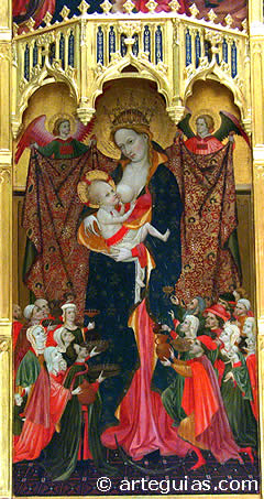 Retablo de la Virgen de la Leche, Antoni Peris