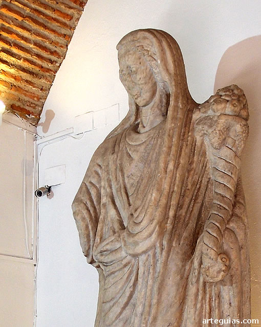 Estatua del Genio Andr&oacute;gino. Museo de C&aacute;ceres