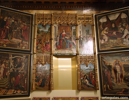 Museo Catedralicio de Salamanca: Tr&iacute;ptico de Santa Catalina