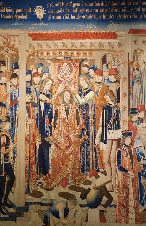 Tapiz del rey romano Tarquino Prisco