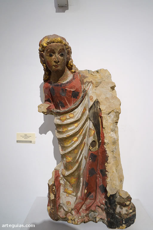 &Aacute;ngel g&oacute;tico en el Museo Catedralicio de Zamora