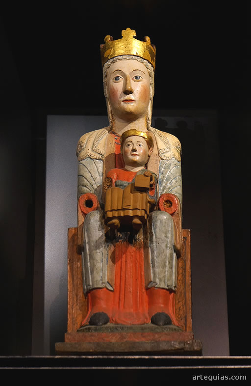 Imagen rom&aacute;nica de la Virgen con el Ni&ntilde;o Jes&uacute;s