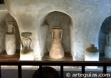 Recreaci&oacute;n de bodega romana