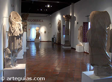 Sala dedicada a los descubrimientos arqueol&oacute;gicos de Seg&oacute;briga