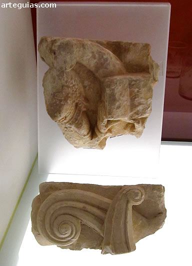 Fragmentos de capiteles rom&aacute;nicos