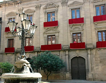 Fachada del Palau Episcopal, sede del Museo Diocesano y Comarcal de Solsona