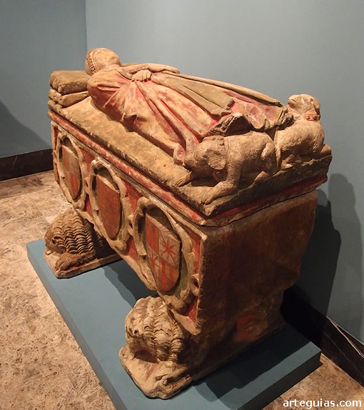 Sepulcro de Do&ntilde;a Isabel de Castro y Pin&oacute;s