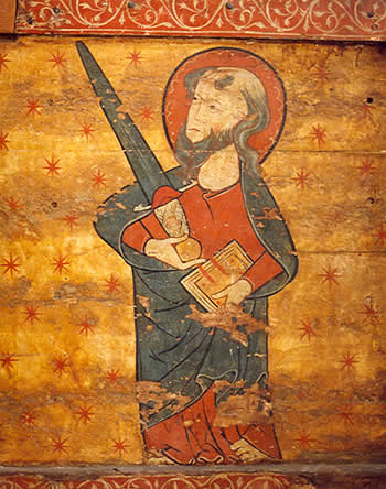 Lateral del altar procedente de Sant Pere de Montgrony (Museo Episcopal de Vic)