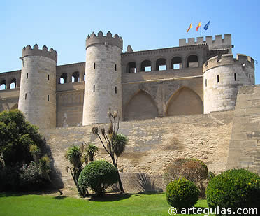 Palacio de la Aljafer&iacute;a. Actual sede de las Cortes de Arag&oacute;n