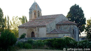 Atardecer con la contemplaci&oacute;n de la iglesia de San Andr&eacute;s