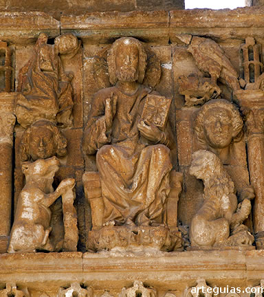 Maiestas Domini y el Tetramorfos