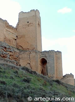 Zorita de los Canes. Costado este del castillo