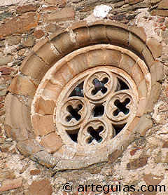 Roset&oacute;n en la iglesia de Monroy