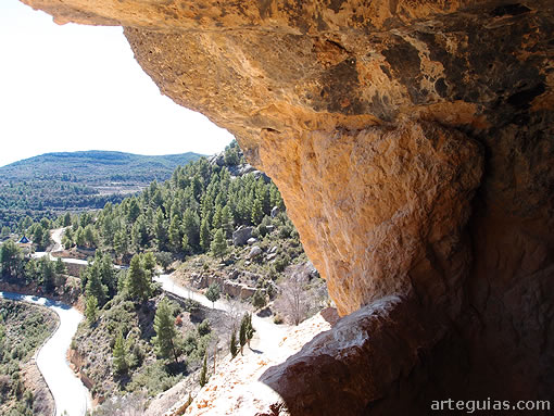 Carretera que lleva al santuario