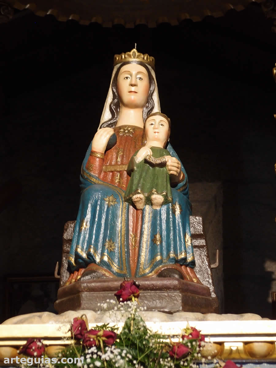 Imagen de la Virgen de Nuestra Se&ntilde;ora de la Fuente de A Franqueira