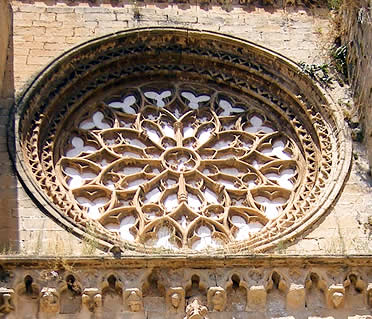 Roset&oacute;n de la iglesia de Valderrobres, Teruel
