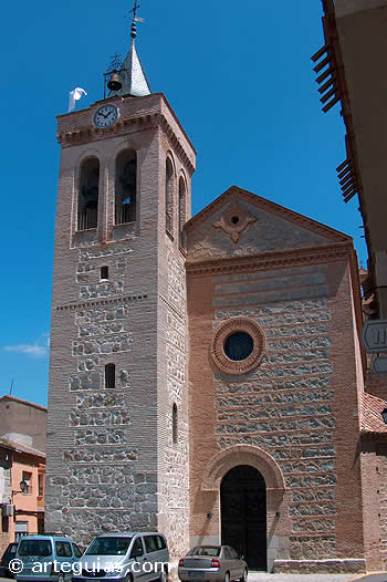 Iglesia Parroquial de San Juan de Sonseca con su campanario mud&eacute;jar